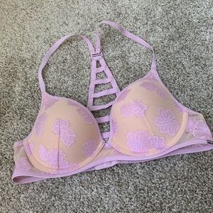 Pink Victoria’s Secret Strappy Padded Bra